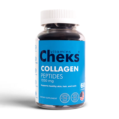 Collagen Peptides 1350mg Gummies - CHEKS
