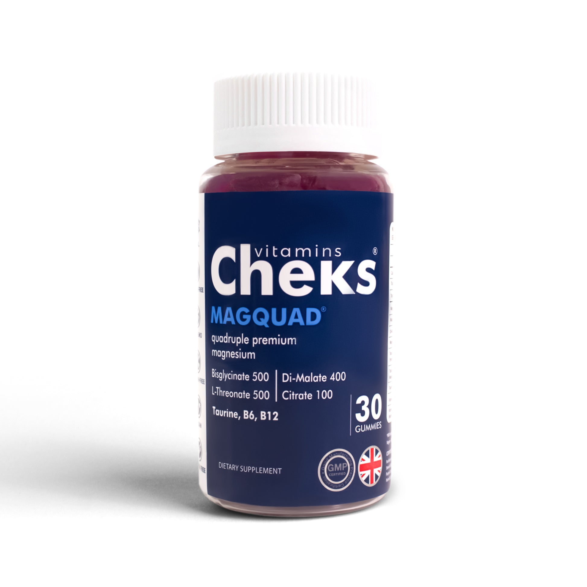 MAGQUAD Quadruple Premium Magnesium Gummies - CHEKS
