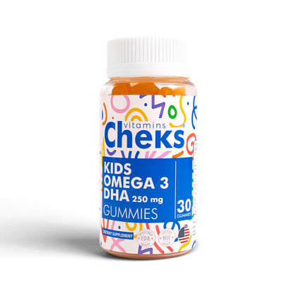 Kids Omega 3 DHA 250mg Gummies - CHEKS