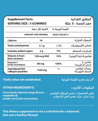 Collagen Peptides 1350mg Gummies