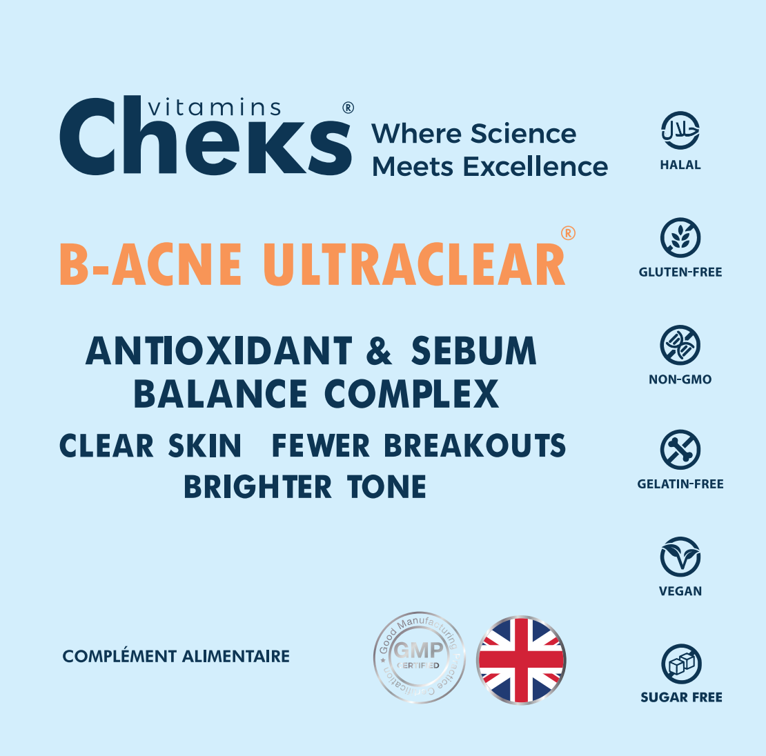 B-Acne UltraClear Gummies - CHEKS