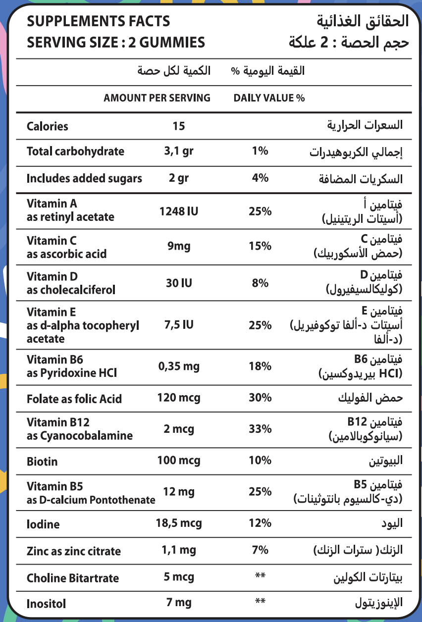 Cheks Kids Multivitamins Gummies enfants - CHEKS