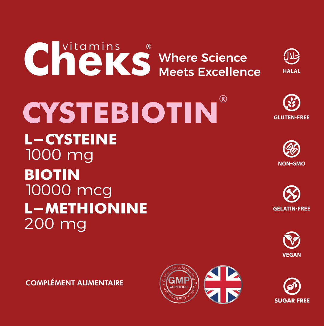 Cystebiotin Cheveux et ongles - CHEKS