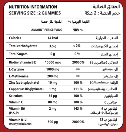 Cystebiotin Cheveux et ongles - CHEKS