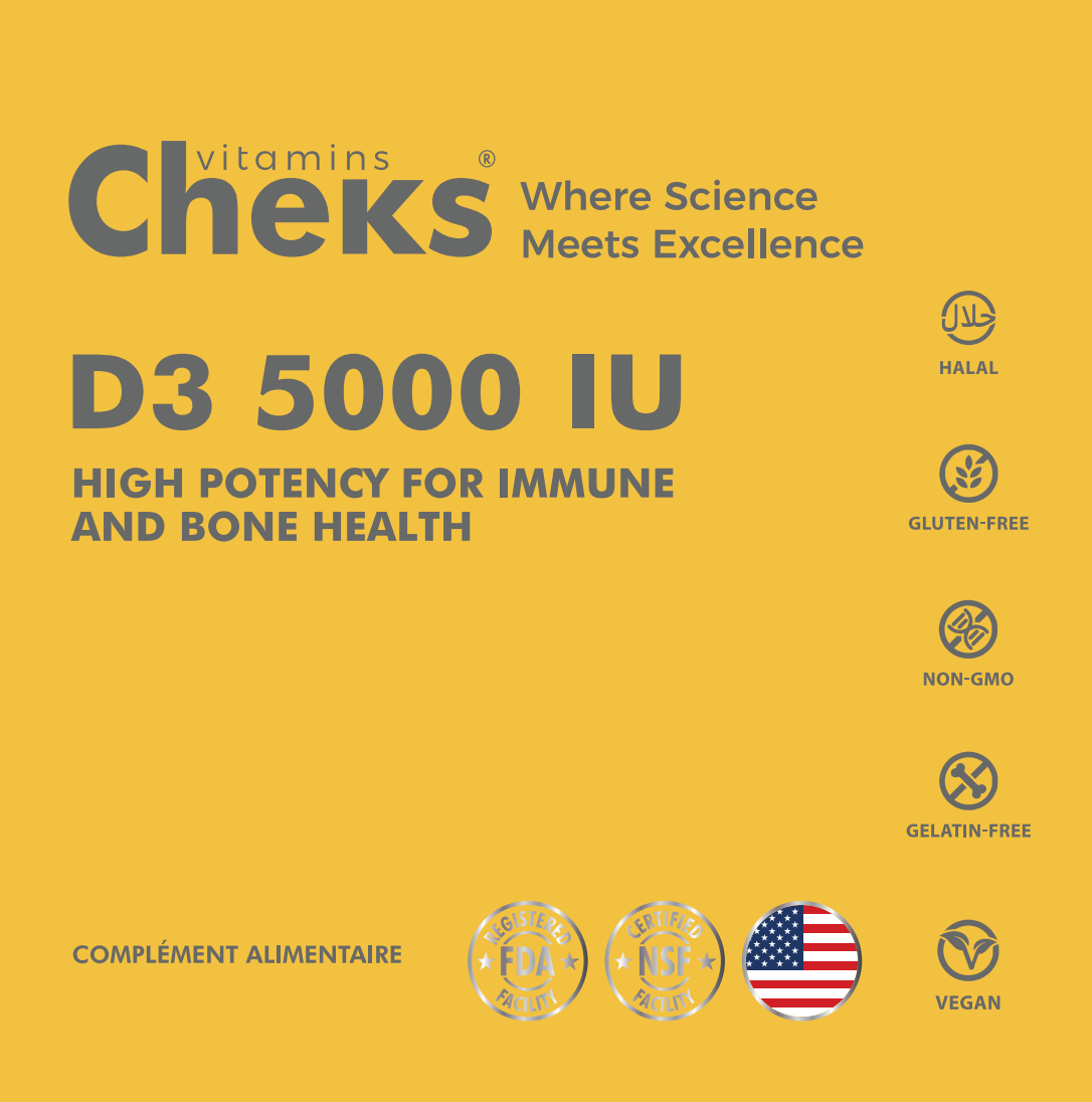 Vitamin D3 5000 UI Gummies - CHEKS
