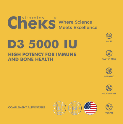 Vitamin D3 5000 UI Gummies - CHEKS