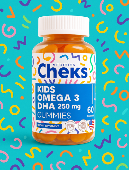 Kids Omega 3 DHA 250mg Gummies