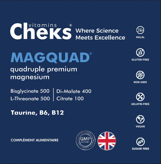 MAGQUAD Quadruple Premium Magnesium Gummies