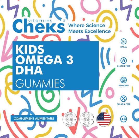 Kids Omega 3 DHA 250mg Gummies