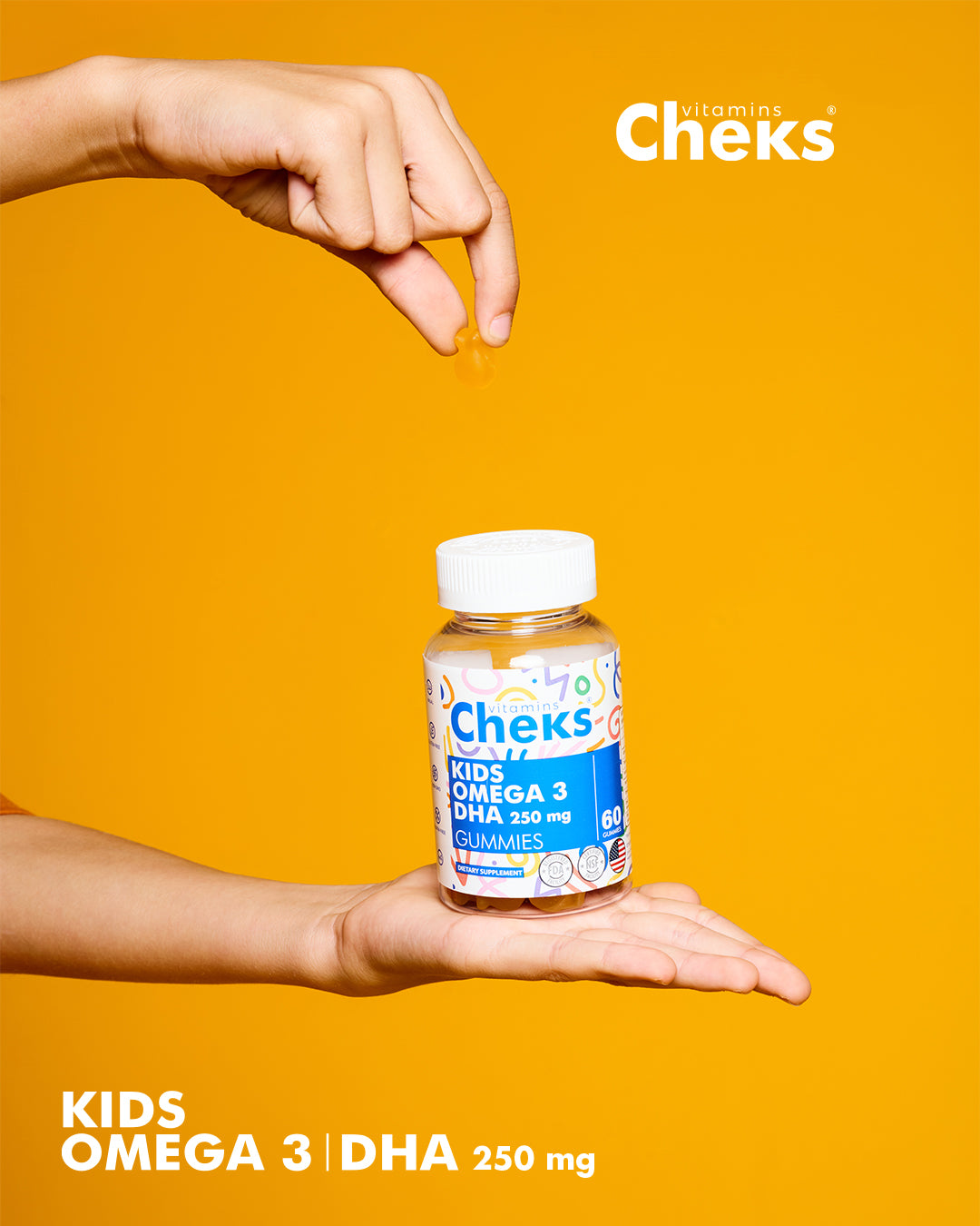 Kids Omega 3 DHA 250mg Gummies