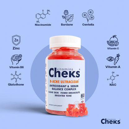 B-Acne UltraClear Gummies - CHEKS